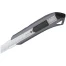 Нож канцелярский 18мм Berlingo "Razzor 200", серый + лезвия сменные