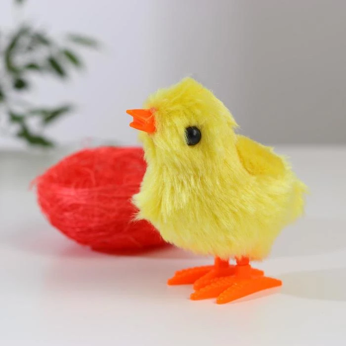 Игрушка с механизмом «Счастливой Пасхи!», птенчик Игрушка с механизмом «Счастливой Пасхи!», птенчик