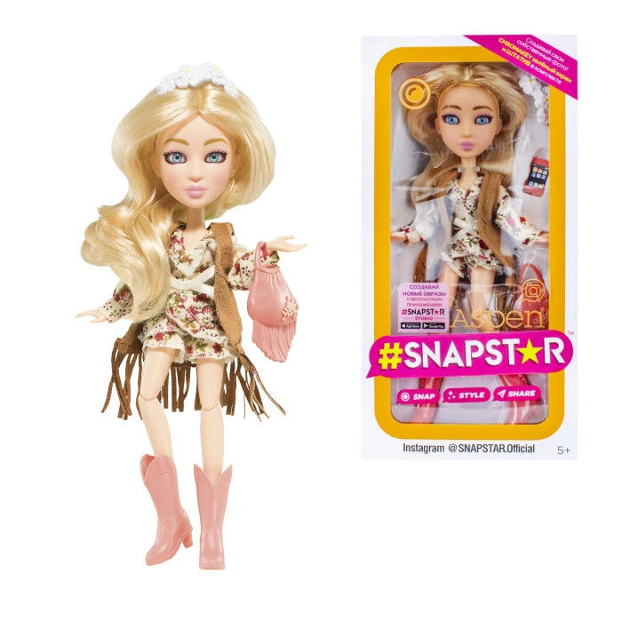 Кукла SnapStar Aspen 23 см. Т16243