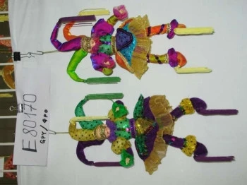 Новогодний мягкий клоун 23см 2 цвета(GPY,GPO)