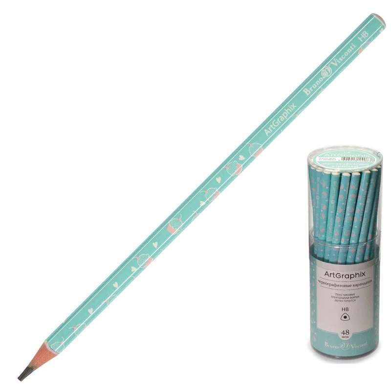 Карандаш чернографитовый artgraphix. zefir. кексики HB, б/ласт,21-0049/03 Карандаш чернографитовый artgraphix. zefir. кексики HB, б/ласт,21-0049/03
