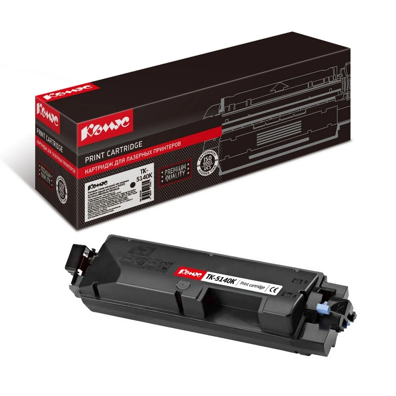 Тонер-картридж Комус TK-5140K чер. для Kyocera ECOSYS P6130cdn Тонер-картридж Комус TK-5140K чер. для Kyocera ECOSYS P6130cdn