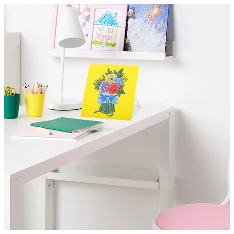 Картина стразами (алмазная мозаика) 20х20 см, ЮНЛАНДИЯ "Букет для