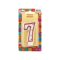 "BOOMZEE" Свеча для торта "Цифра" BCD-05 20.25 г 1 шт. 7