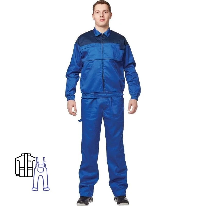 Спец.одежда летняя Костюм муж. Универсал/Рейнир кур/пк вас/син. 48-50/182-1
