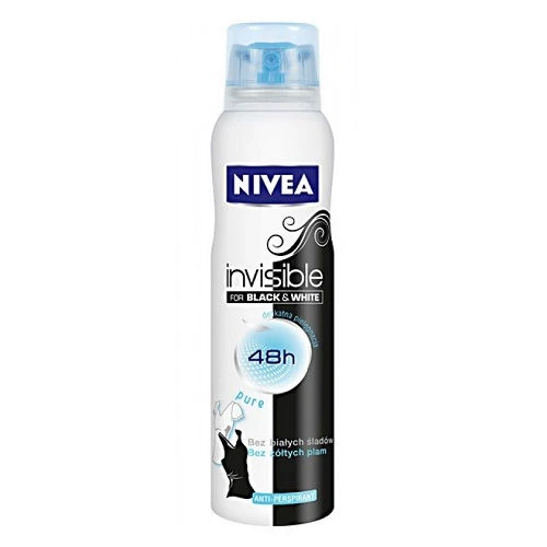 Дезодорант спрей Nivea Невидимая защита для черного и белого, Clear, 150 мл