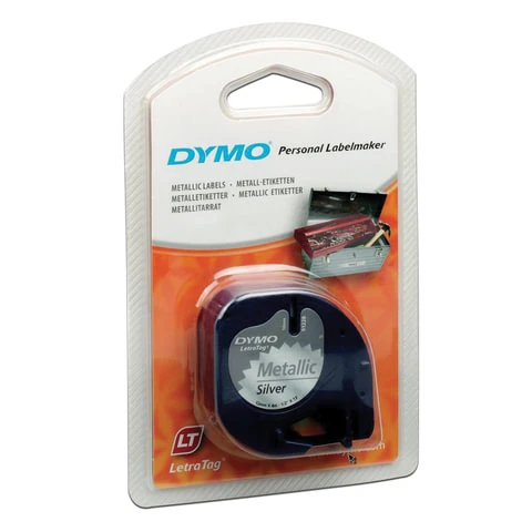 Картридж для принтеров этикеток DYMO Letra Tag, 12 мм х 4 м, лента пластиковая,