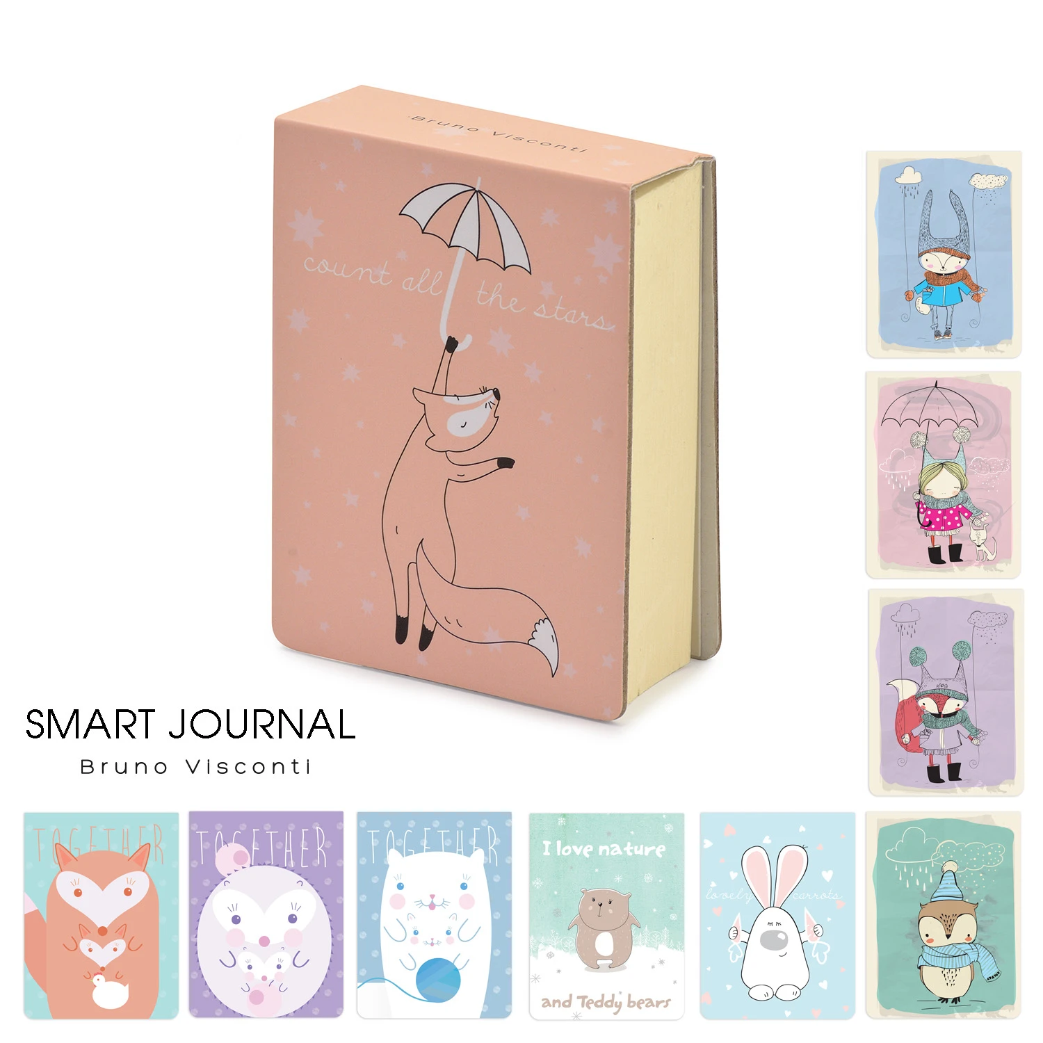 "SMART JOURNAL" А7, 250 Л, (10 ВИДОВ) ОТРЫВНОЙ БЛОК, БЕЗ ЛИНОВКИ