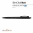 РУЧКА "SlimClick.BLACK" ШАРИКОВАЯ АВТОМАТИЧЕСКАЯ 0.5 ММ, СИНЯЯ