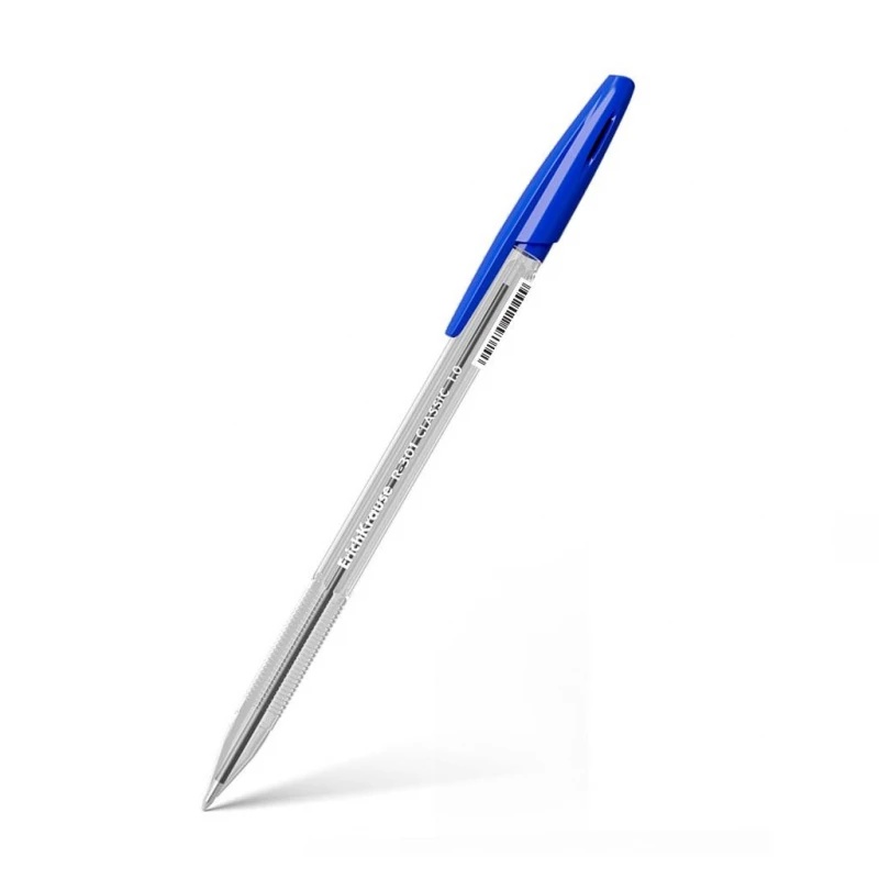 Ручка шариковая неавт ErichKrause R-301 Classic Stick 1.0, цв чернил синий