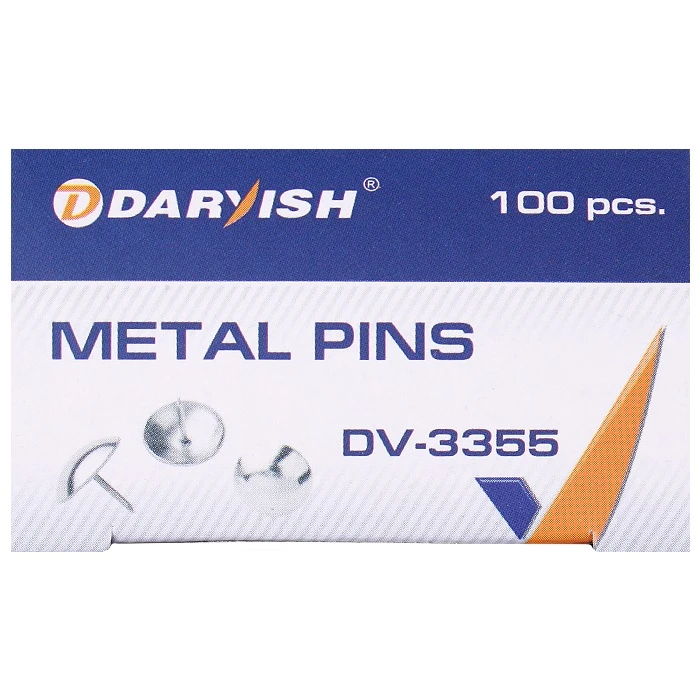 Кнопки "Darvish" никелированные 100шт/уп