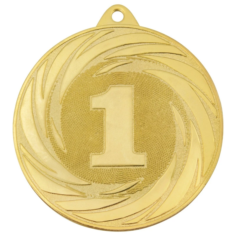 Медаль 1 место 70 мм золото DC#MK311a-G