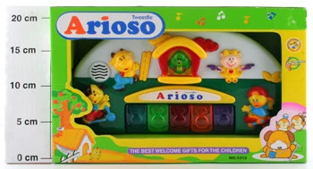 Игрушка музыкальная на батарейках. Синтезатор ARIOSO арт.3312