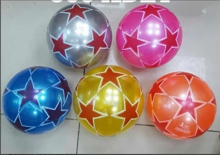 Мяч полимерный "Звездочка", 25 см., 5 цвет микс (Арт. 4305)