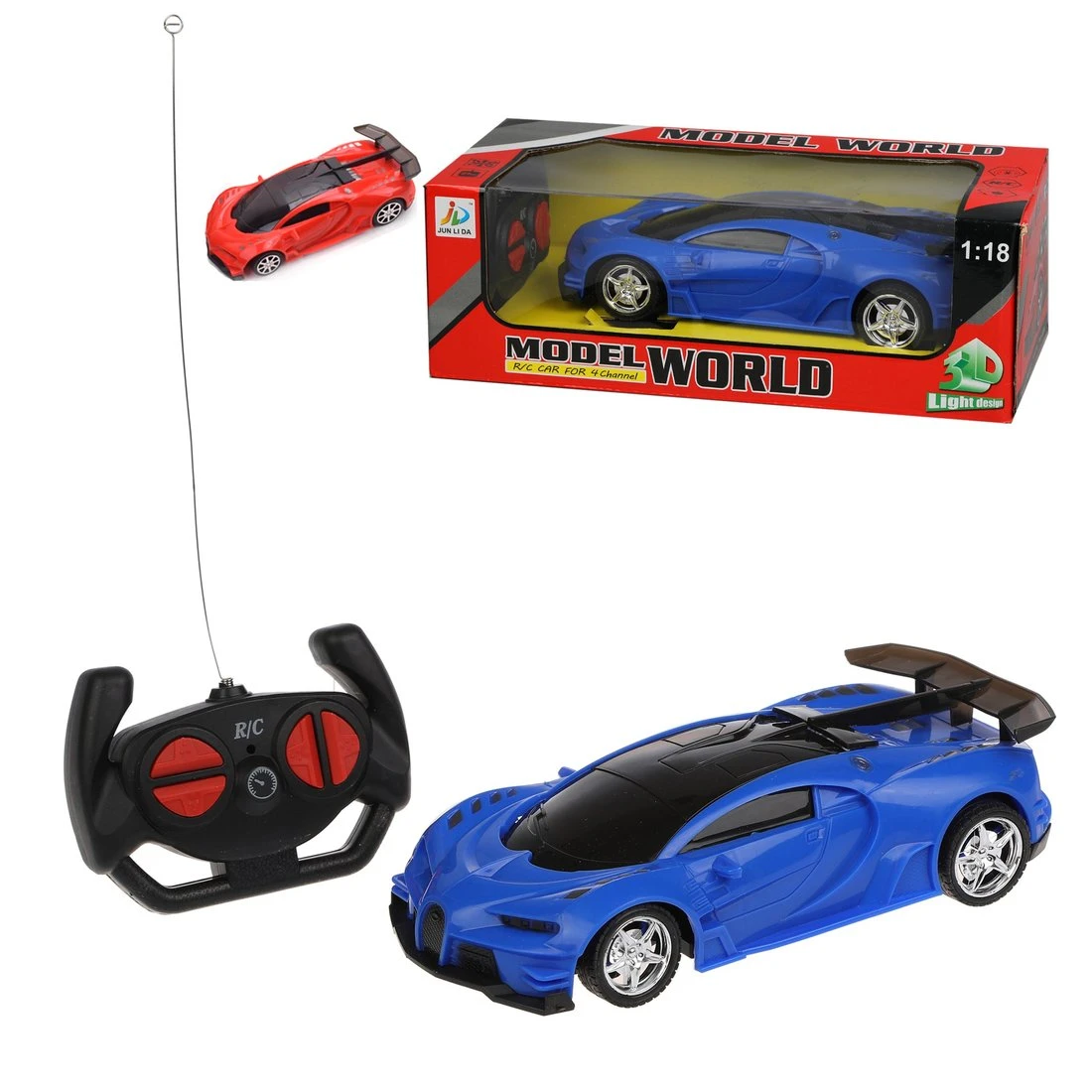 Машина на радиоуправлении, 4 канала, свет. 806-51