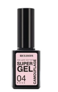 Relouis Лак для ногтей " Super Gel Camouflage" тон 04 Rose,