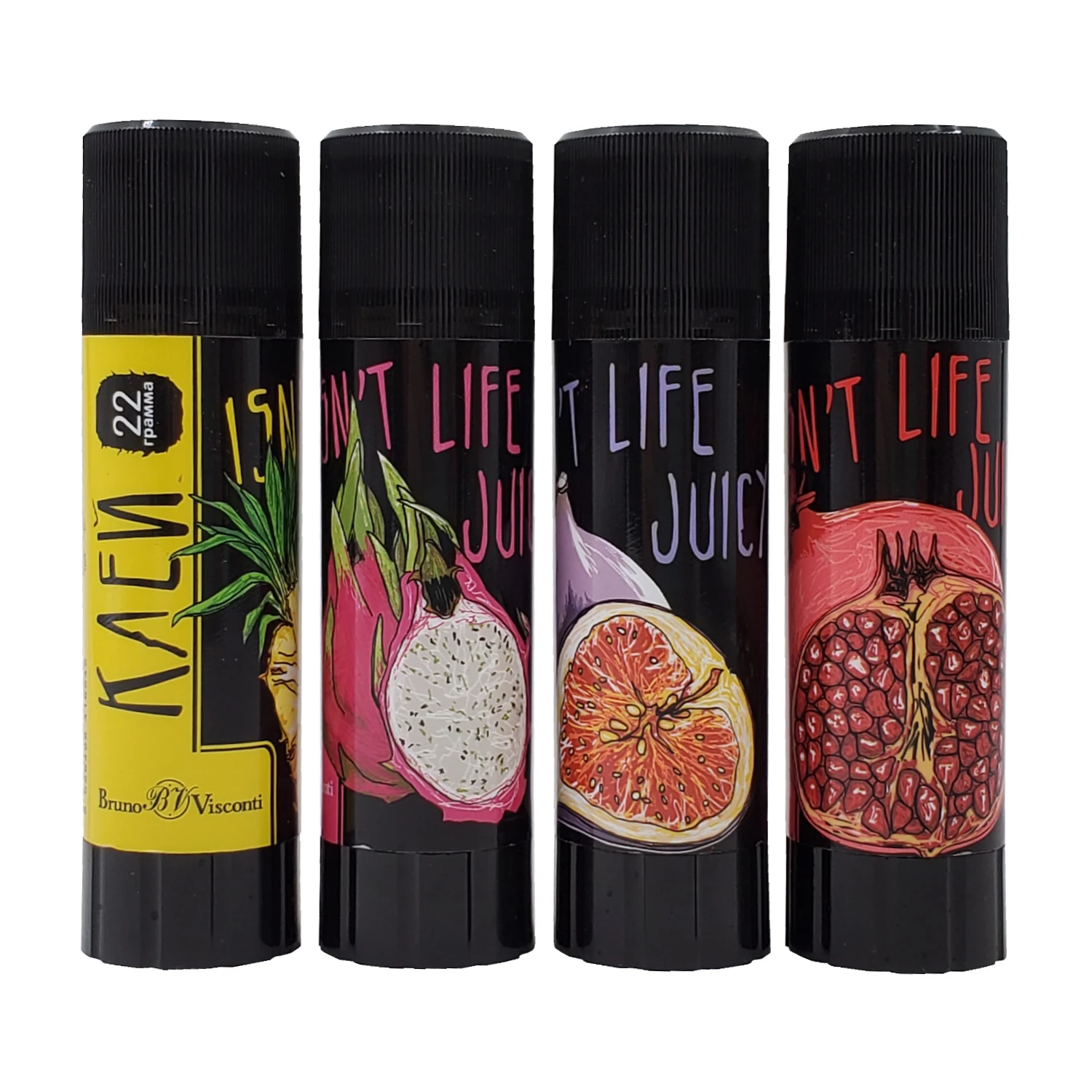 Клей-карандаш на PVP основе "Juicy" 22 г Клей-карандаш на PVP основе "Juicy" 22 г