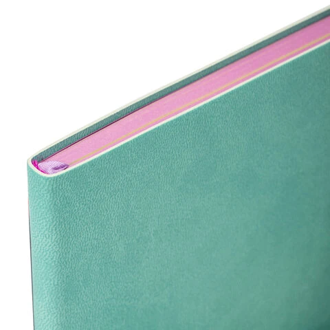 Блокнот-скетчбук А5 (148x218 мм), BRAUBERG "Metropolis Mix", под кожу,