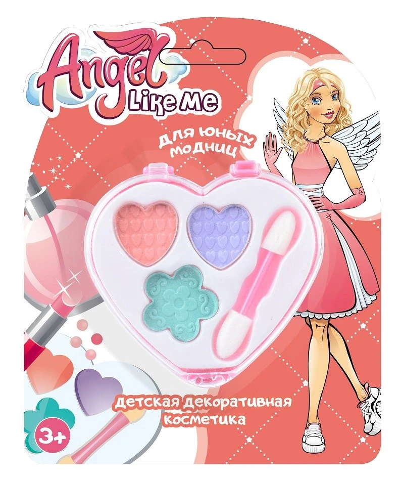 Детская декоративная косметика. Набор теней Сердце ТМ Angel Like Me