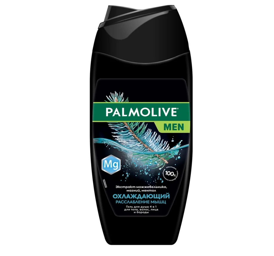 Palmolive гель для душа 250мл. Мужской Охлаждающий расслабление мышц