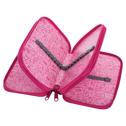 Пенал BRAUBERG, 3 отделения, ламинированный картон, "Bouquet", 19х11