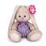 Мягкая игрушка «Зайка Ми в полосатом полукомбинезоне», 15 см