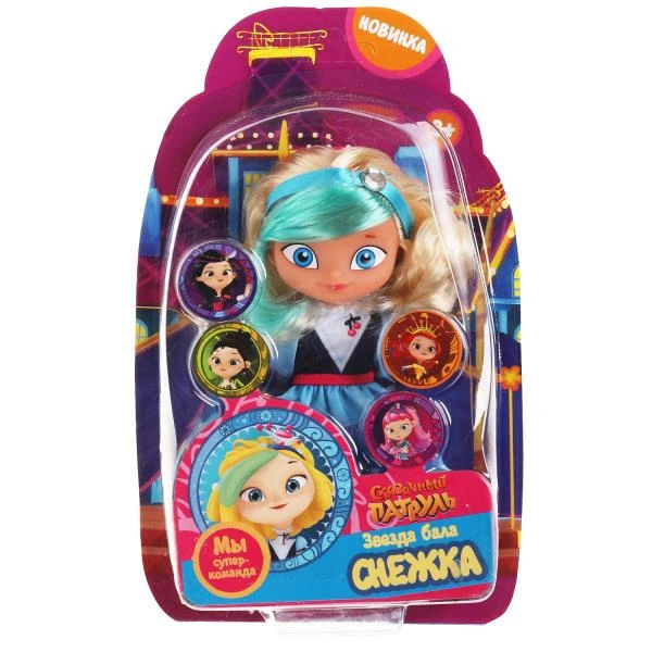 Кукла без озвучки СКАЗОЧНЫЙ ПАТРУЛЬ Снежка 15см, в бальном платье, блистер