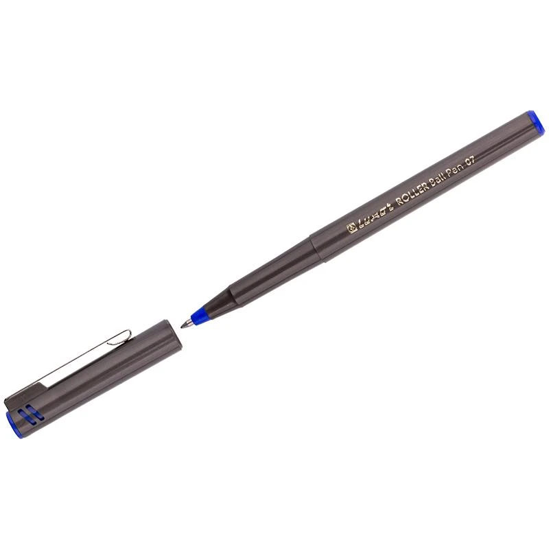 Ручка-роллер синяя, 0,7мм, одноразовая: 7242 штр.: 8901069045624
