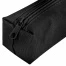 Пенал-тубус ПИФАГОР на молнии, ткань, черный, 20х5 см, 272255