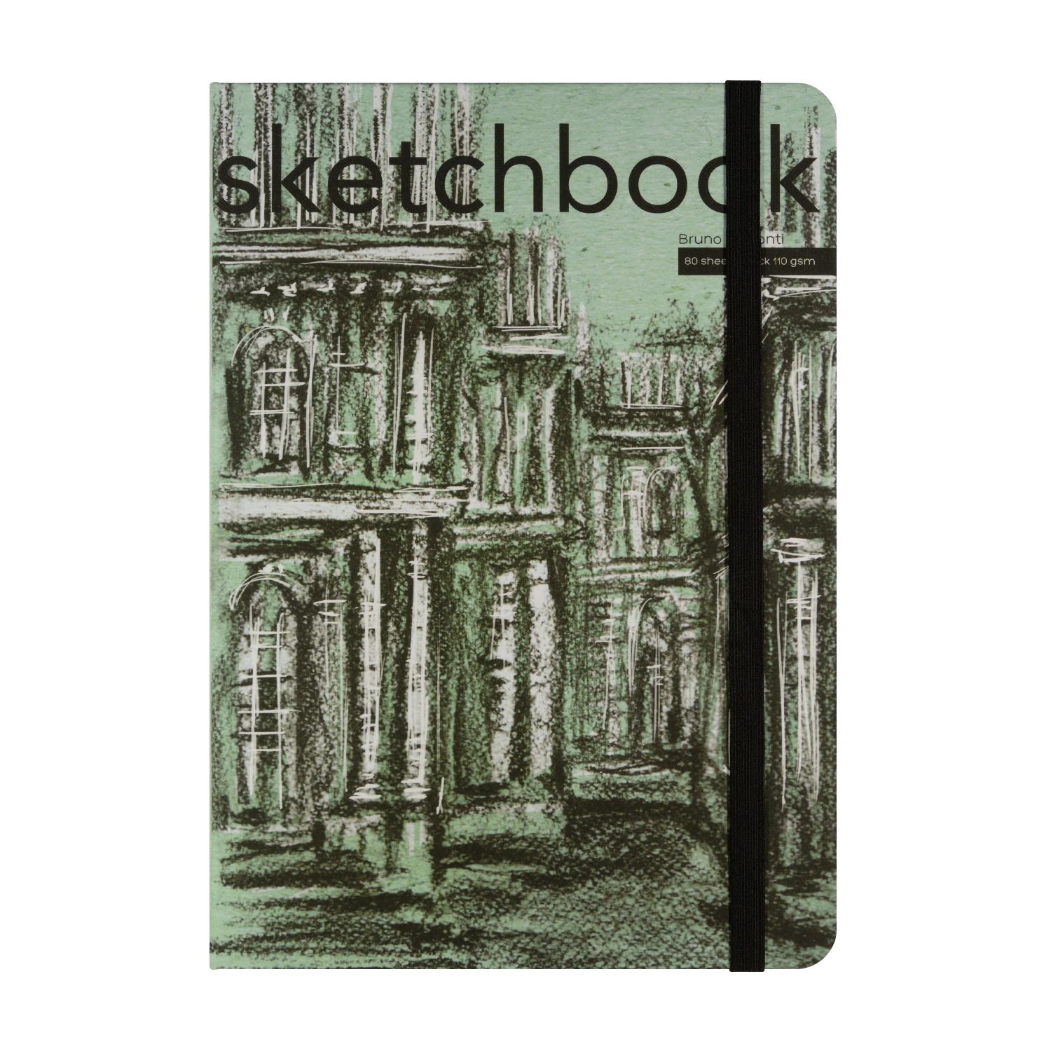 SKETCHBOOK BV, 179х250 мм, 80Л, ЧЕРНЫЙ 110 гр. В ТВЕРДОМ ПЕРЕПЛЕТЕ (4 ВИДА)