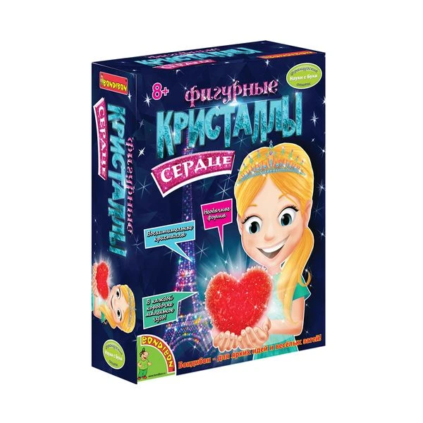 Французские опыты Науки с Буки, BONDIBON, Кристалл сердце , арт. WS/917-2 Французские опыты Науки с Буки, BONDIBON, Кристалл сердце , арт. WS/917-2