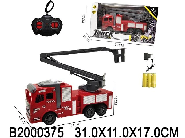 Машинка на радиоуправлении (24 см) "Пожарная машина" (бат.3.6V в