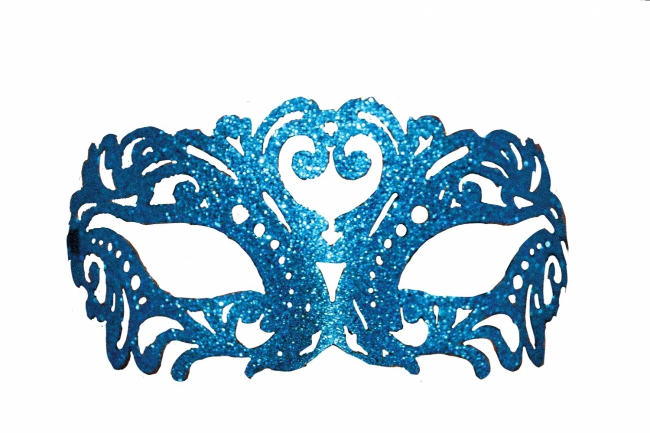 Маска карнавальная "Нежные лепестки" цвета в ассортименте