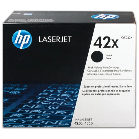 Картридж лазерный HP (Q5942X) LaserJet 4250/4350 и другие, №42X, оригинальный,