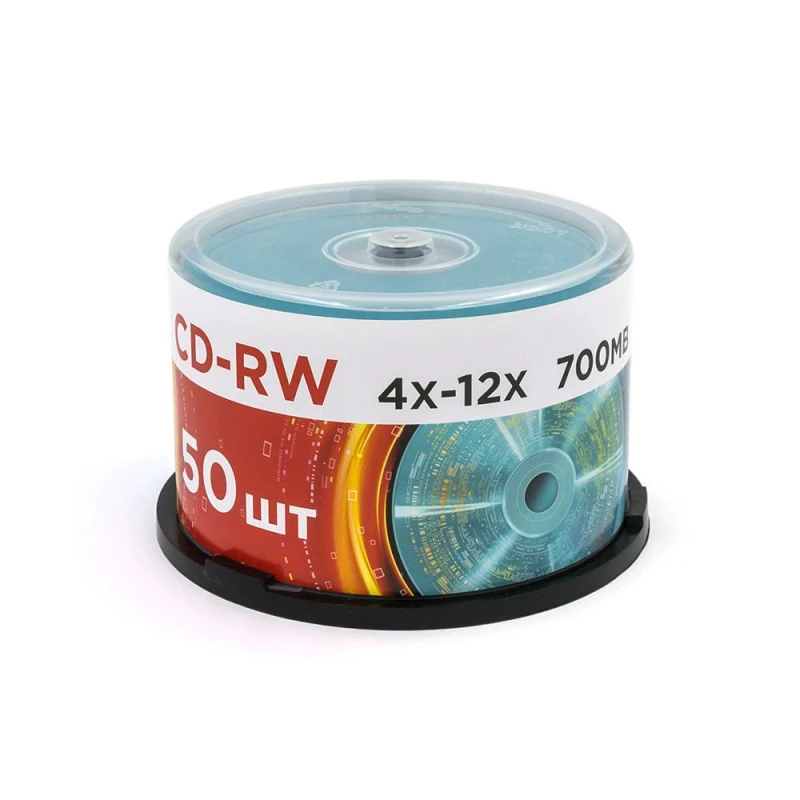 Носители информации CD-RW Mirex 700Mb/12х/Cake 50шт/уп 50/300 (UL121002A8B)