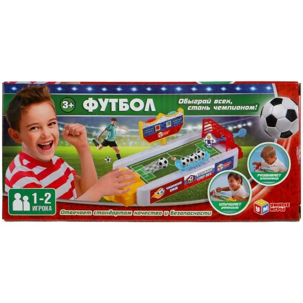 Игра настольная футбол в кор., 23,5*11*6см Умные игры