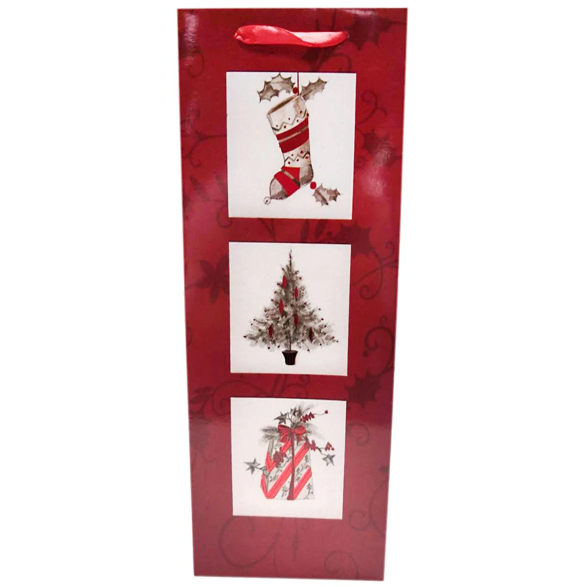 Подарочный пакет бутылка 13x36x8,5 см, ламинированный декор фольга. 64227 Подарочный пакет бутылка 13x36x8,5 см, ламинированный декор фольга. 64227