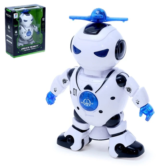 Робот «Танцор», ездит, произвольное движение, световые и звуковые эффекты,