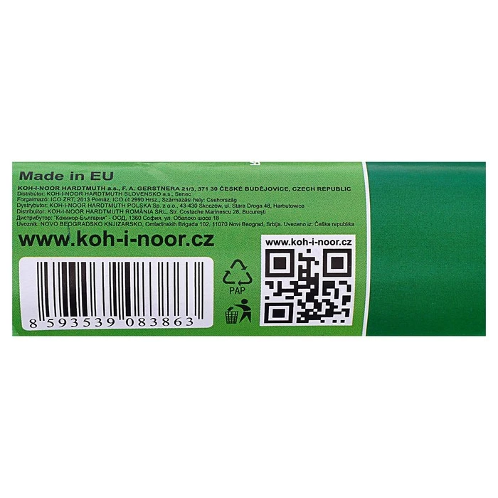 Бумага креповая поделочная гофро Koh-I-Noor 50 x 200 см 9755/19 зелёная тёмная,