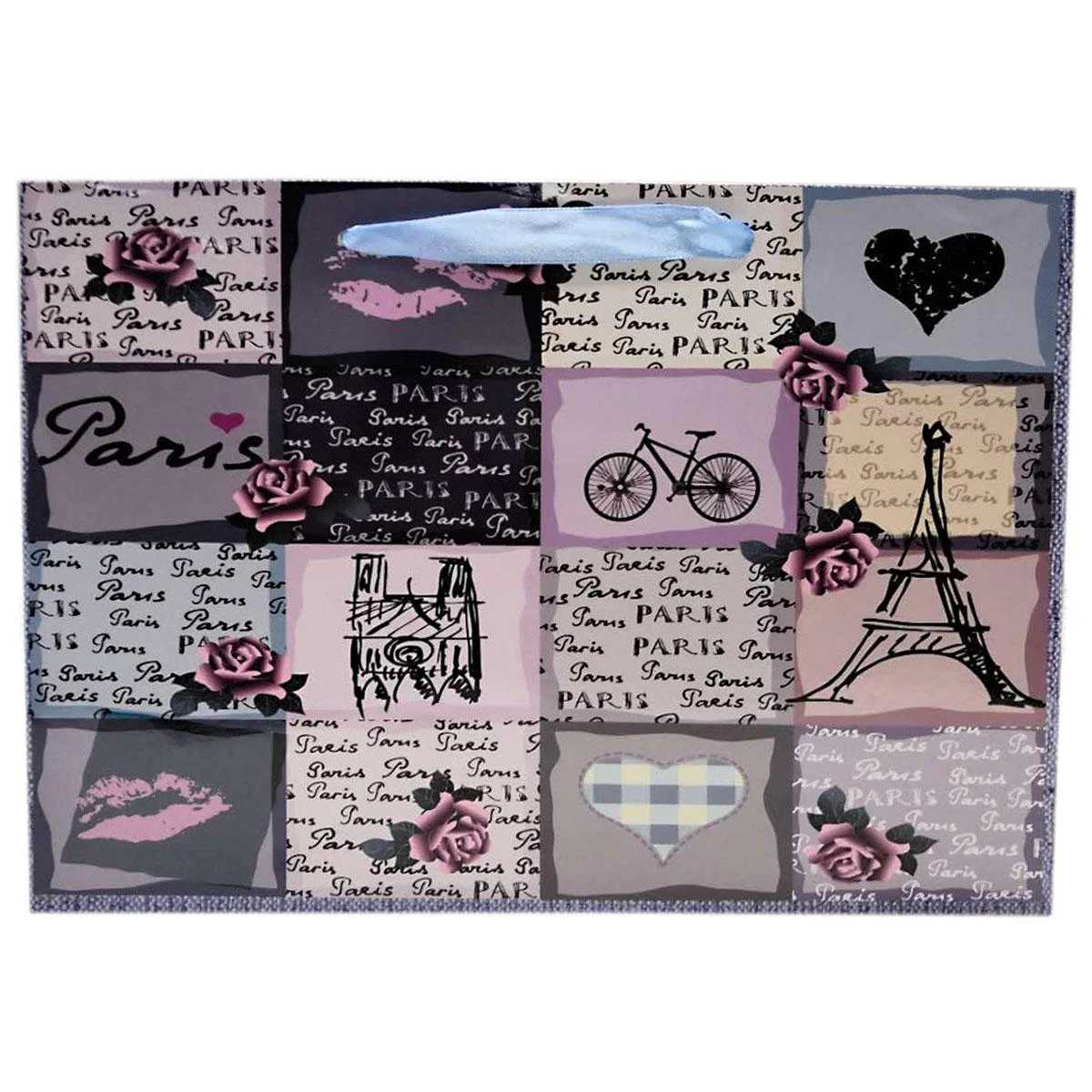 Подарочный пакет больш. 30x21x9 см горизонтальный, ламинированный. 64004