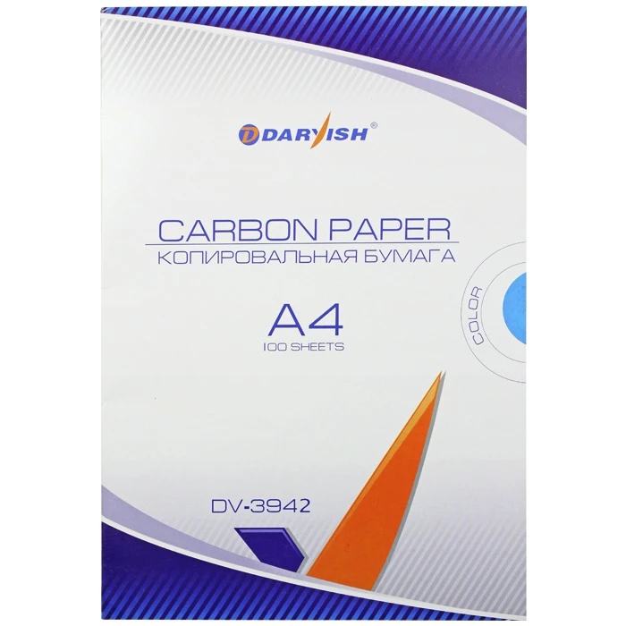 Бумага копировальная синяя 100 л/уп "Darvish" Бумага копировальная синяя 100 л/уп "Darvish"