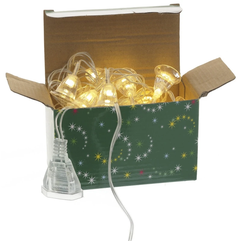 Гирлянда светодиодная Колокольчик L 4м, 20 LED ламп 2W, шнур 1м, 703271