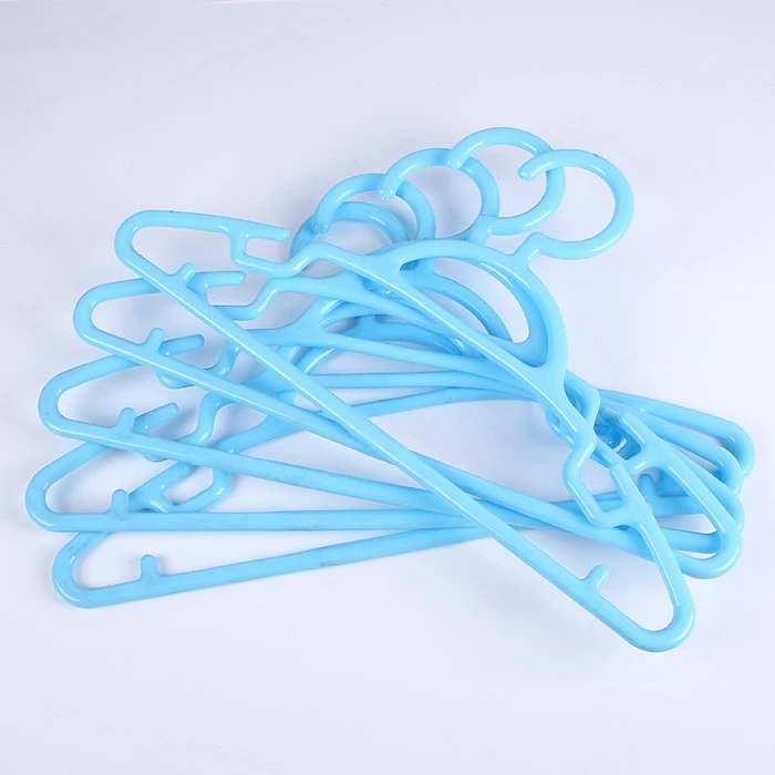 Вешалка для одежды пластиковая 34*20см, 5 шт в наборе, цвет ассорти