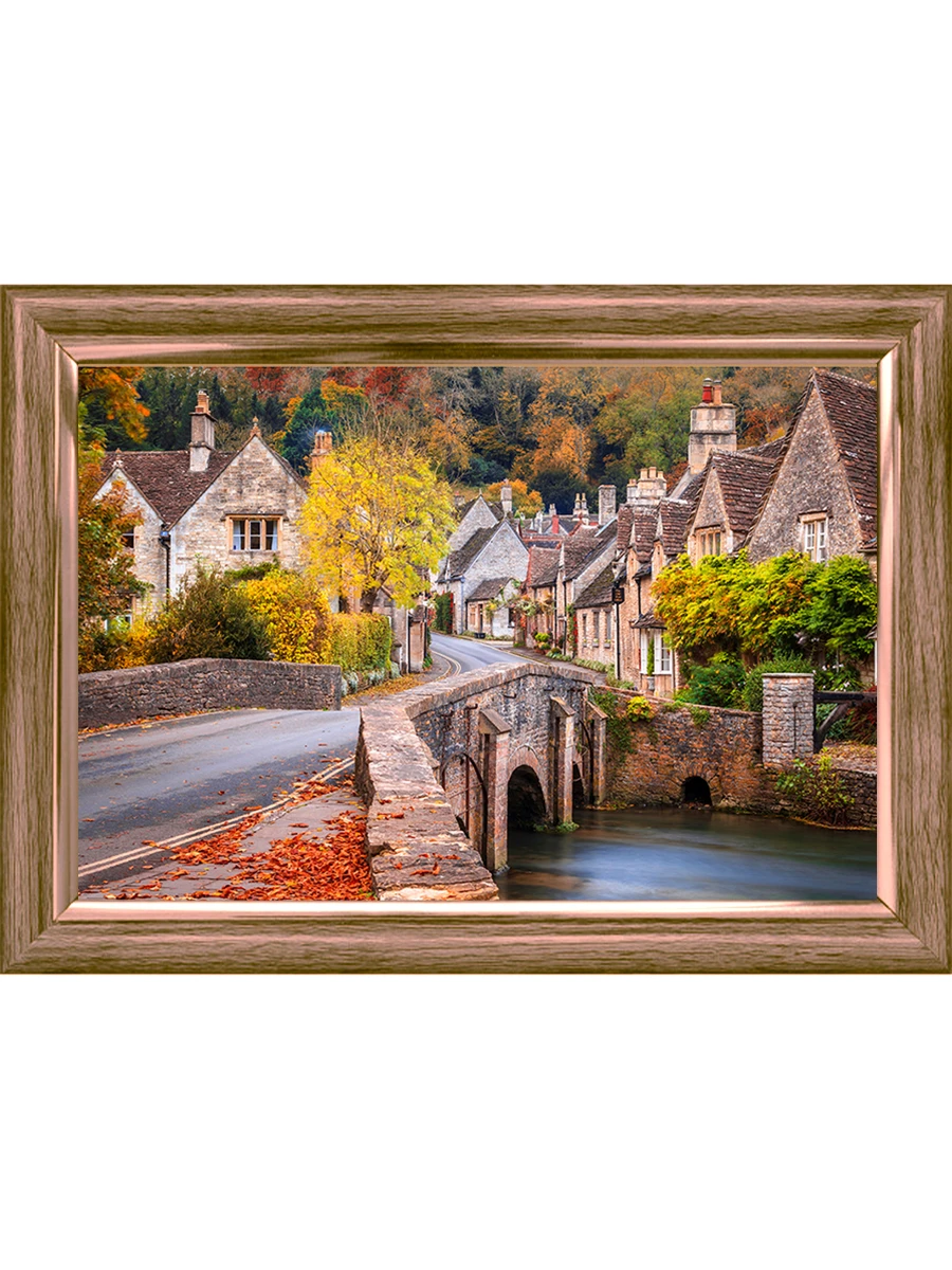 Раскраска на картоне А3 (в коробке). Красивый городок (Арт.Р-2550) Раскраска на картоне А3 (в коробке). Красивый городок (Арт.Р-2550)