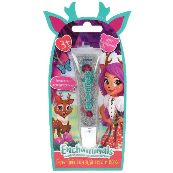Косметика для девочек "ЭНЧАНТИМАЛС" гель-блестки для тела и волос,