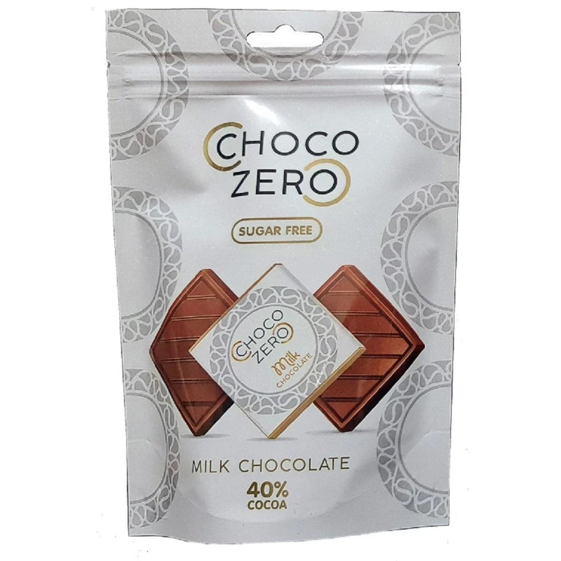 Шоколад порционный ChocoZero молочный без сахара, 100г