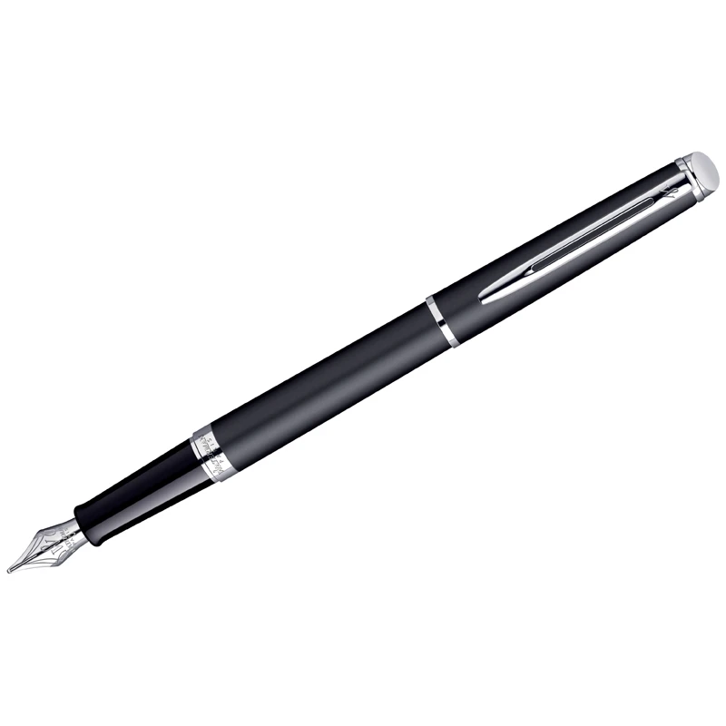 Ручка перьевая Waterman "Hemisphere Matt Black PТ" черный, 0,8мм,