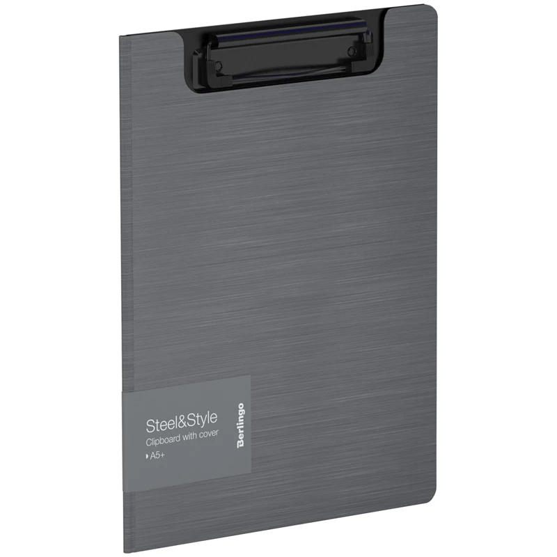 Папка-планшет с зажимом Berlingo "Steel&Style" A5+, 1800мкм, пластик