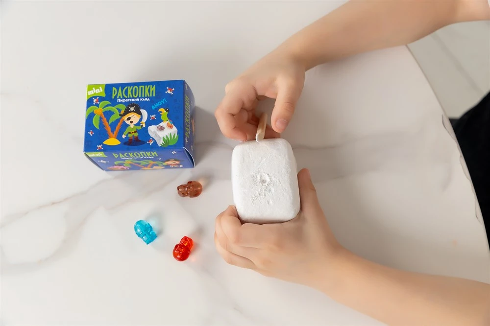 Мини набор для проведения раскопок Пиратский клад