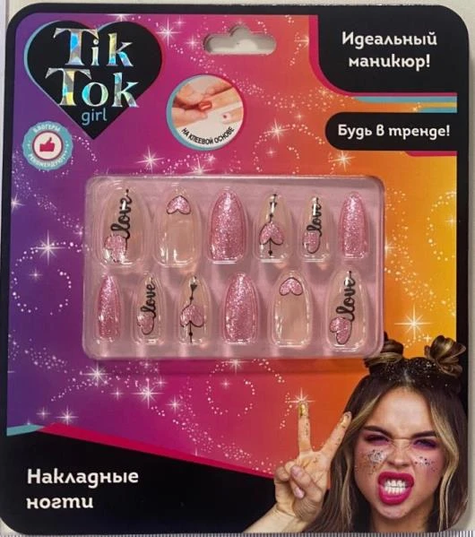 Накладные ногти TIK TOK GIRL